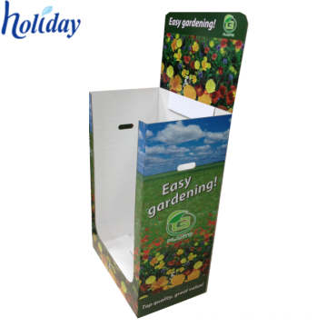 Portable Corrugated Foods Promotion Supermarket Dump Bins